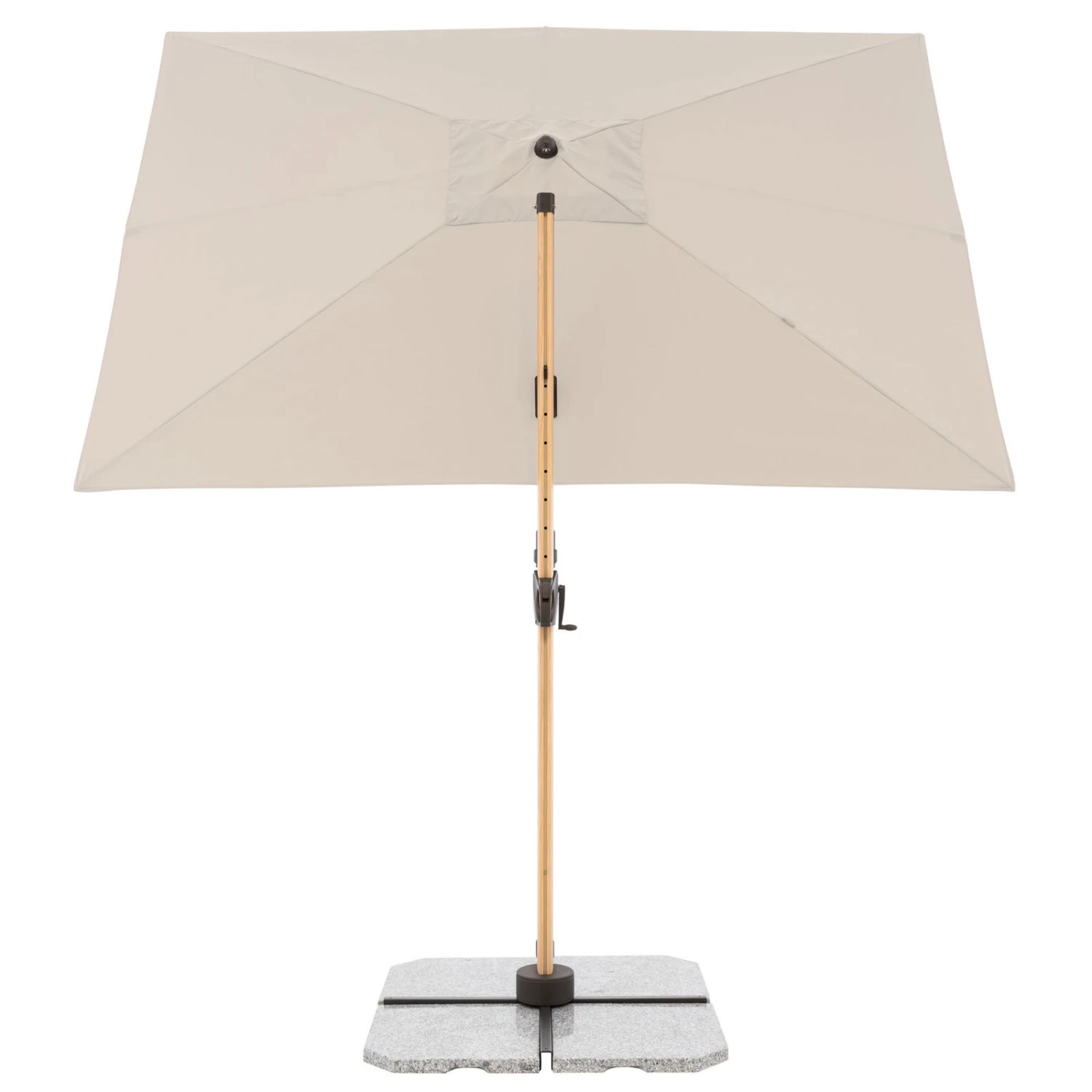 Pendelschirm 'Alu-Wood Ultra AX', Ca. 300 X 220 Cm, Natur 8 Pendelschirm 'Alu-Wood Ultra AX', Ca. 300 X 220 Cm, Natur – Bild 8