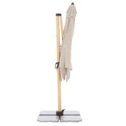 Pendelschirm 'Alu-Wood Ultra AX', Ca. 300 X 220 Cm, Natur 21 Pendelschirm 'Alu-Wood Ultra AX', Ca. 300 X 220 Cm, Natur -Günstiges Gartenambiente Geschäft 3910503247 Pendelschirm Alu Wood Ultra AX 3 99025