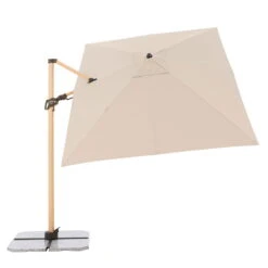 Pendelschirm 'Alu-Wood Ultra AX', Ca. 300 X 220 Cm, Natur 15 Pendelschirm 'Alu-Wood Ultra AX', Ca. 300 X 220 Cm, Natur -Günstiges Gartenambiente Geschäft 3910503247 Pendelschirm Alu Wood Ultra AX 7 99019