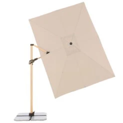 Pendelschirm 'Alu-Wood Ultra AX', Ca. 300 X 220 Cm, Natur 16 Pendelschirm 'Alu-Wood Ultra AX', Ca. 300 X 220 Cm, Natur -Günstiges Gartenambiente Geschäft 3910503247 Pendelschirm Alu Wood Ultra AX 8 99020