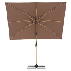 Pendelschirm 'Alu-Wood Ultra AX', Ca. 300 X 220 Cm -Günstiges Gartenambiente Geschäft 3910503249 Pendelschirm Alu Wood Ultra AX 4 99002