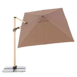 Pendelschirm 'Alu-Wood Ultra AX', Ca. 300 X 220 Cm -Günstiges Gartenambiente Geschäft 3910503249 Pendelschirm Alu Wood Ultra AX 7 99005