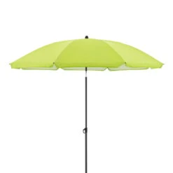 Doppler Beach-Sonnenschirm 'Como', Apfelgrün, Ø Ca. 160 Cm -Günstiges Gartenambiente Geschäft 3910503287 beach sonnenschirm apfelgruen 8 120131