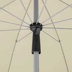 Sonnenschirm 'Locarno', Ø 220 Cm, Natur -Günstiges Gartenambiente Geschäft 3910503328 Sonnenschirm Locarno ca D 220cm natur 12 119151