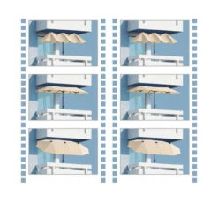 Sonnenschirm 'Salerno', Silbergrau, Ca. 300 X 150 Cm -Günstiges Gartenambiente Geschäft 3910503334 Sonnenschirm Salerno ca 300x150cm silbergrau 1 119224