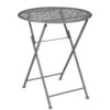 Klapptisch 'Thalia', Dunkelgrau, Ca. Ø60 X H70 Cm