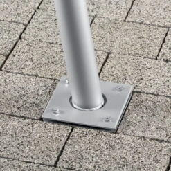 Mast Für Sonnensegel, Silber, Edelstahl -Günstiges Gartenambiente Geschäft 3910901806 Mast fuer Sonnensegel Edelstahl 1 103271