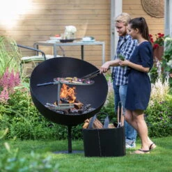 Feuerschale Lune / 100x100x120cm, 44,5kg, Höhenverstellbar -Günstiges Gartenambiente Geschäft 3920100718 Feuerschale Lune 100x100x120cm44 5kg 8 59667