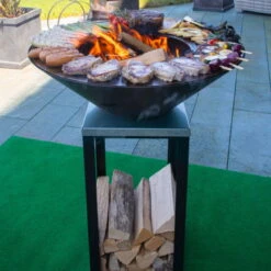 Feuerschale Fyro 80, Zweiteilig, 102 X 80 X 80 Cm -Günstiges Gartenambiente Geschäft 3920100728 Feuerstelle Fyro 80 schwarz 2 125218