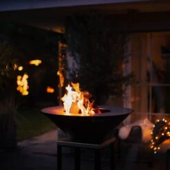 Feuerschale Fyro 80, Zweiteilig, 102 X 80 X 80 Cm -Günstiges Gartenambiente Geschäft 3920100728 Feuerstelle Fyro 80 schwarz 3 125217