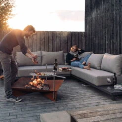 Höfats TRIPLE 90 Feuerschale In Schwarz, Maße 90 X 78 X 24 Cm 12 Höfats TRIPLE 90 Feuerschale In Schwarz, Maße 90 X 78 X 24 Cm -Günstiges Gartenambiente Geschäft 3920150074 TRIPLE 90 Feuerschale 90x78x24cm 3 57575