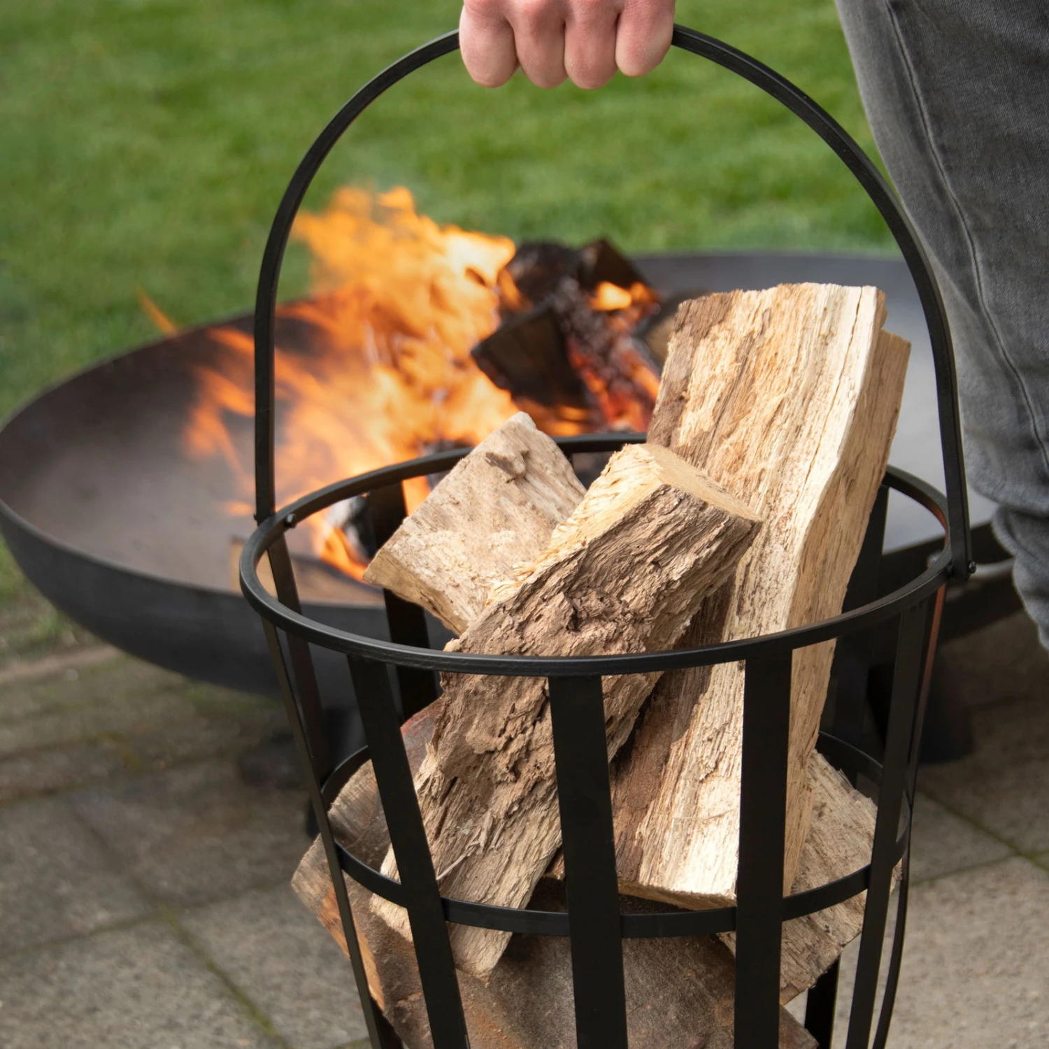 Feuereimer, Eisen, Ca. 37 X 35 X 40 Cm 3 Feuereimer, Eisen, Ca. 37 X 35 X 40 Cm – Bild 3