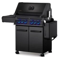 Napoleon Gasgrill 'Phantom Prestige 500', Schwarz, Stahl, Ca. 127 X 67 X 163 Cm -Günstiges Gartenambiente Geschäft 3920200349 Gasgrill Phantom Prestige 500 mit Edelstahl Grillrost mattschwarz 4 123183