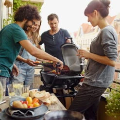 Elektrogrill Weber® Q® 2400 Stand Dunkelgrau Mit Seitentischen -Günstiges Gartenambiente Geschäft 3920300077 elektrogrill q 2400 stand 1 124470