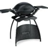 Elektrogrill Weber® Q® 2400 Stand Dunkelgrau Mit Seitentischen