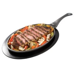 Napoleon Gusseiserne Pfanne Mit Untersetzer -Günstiges Gartenambiente Geschäft 3920501305 Gusseiserne Pfanne mit Untersetzer 03 40423