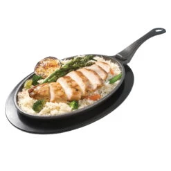 Napoleon Gusseiserne Pfanne Mit Untersetzer -Günstiges Gartenambiente Geschäft 3920501305 Gusseiserne Pfanne mit Untersetzer 05 40425