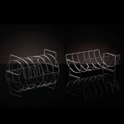 Napoleon Spare Rib-/Braten-Halter, Aus Edelstahl -Günstiges Gartenambiente Geschäft 3920501624 56019 rib roast rack on black 41404