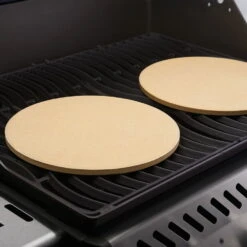 Napoleon Pizzastein Rund, 2 Stück, Ø 25,4 Cm X 1 Cm Hoch -Günstiges Gartenambiente Geschäft 3920501628 Pizzastein Travel Q Serie rund 2 Stueck 43453