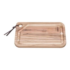 Teak-Holz Steak & Servierplatte Von TRAMONTINA CHURRASCO, Maße Ca. 33 X 20 X H:1,8 Cm