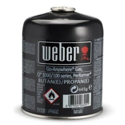 Weber Gas-Kartusche, Einwegkartusche, Inhalt: Propan/Butan, Mit Unterschiedlichen Grillgeräten Kompatibel