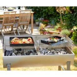 Grillschale, Antihaftbeschichtet, Wiederverwendbar -Günstiges Gartenambiente Geschäft 3920501818 Grillschale Inhalt ca 3 Liter schwarz 5 61090