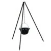 3-Bein-Ständer, Schwarz, Metall, 160 Cm