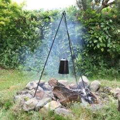 Dreibein Mit Kette, Stahl, Ca. 5 X 5 X 160 Cm -Günstiges Gartenambiente Geschäft 3920502016 Dreibein mit Kette 1 95465