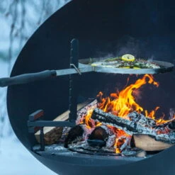 Edelstahl-Grillrost, Silber, Ca. Ø 50 Cm