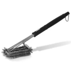 Grillbürste, Grau/schwarz, Edelstahl, 10 X 49 X 7,5 Cm