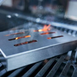 Räucherbox, Grau, Edelstahl, 3,5 X 21 X 13,5 Cm -Günstiges Gartenambiente Geschäft 3920502033 raeucherbox 5 123295