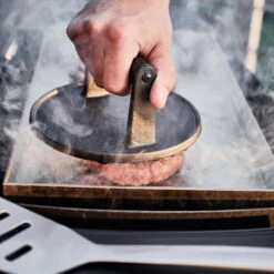 Burgerpresse, Schwarz, Guss, Ø 9 Cm -Günstiges Gartenambiente Geschäft 3920502042 guss burgerpresse 5 123308