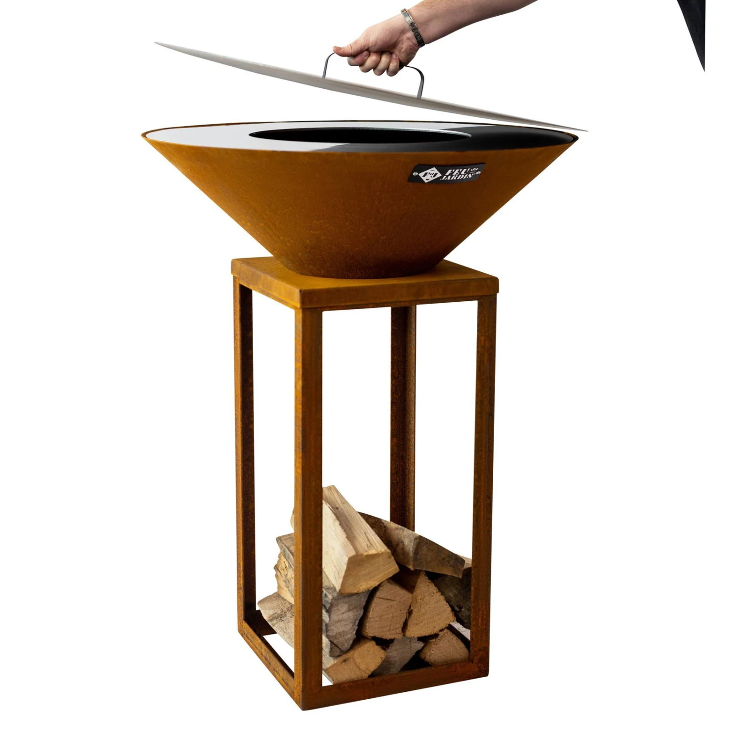 Metalldeckel Für Feuerstelle 'Fyro', Ø Ca. 80 Cm 2 Metalldeckel Für Feuerstelle 'Fyro', Ø Ca. 80 Cm – Bild 2