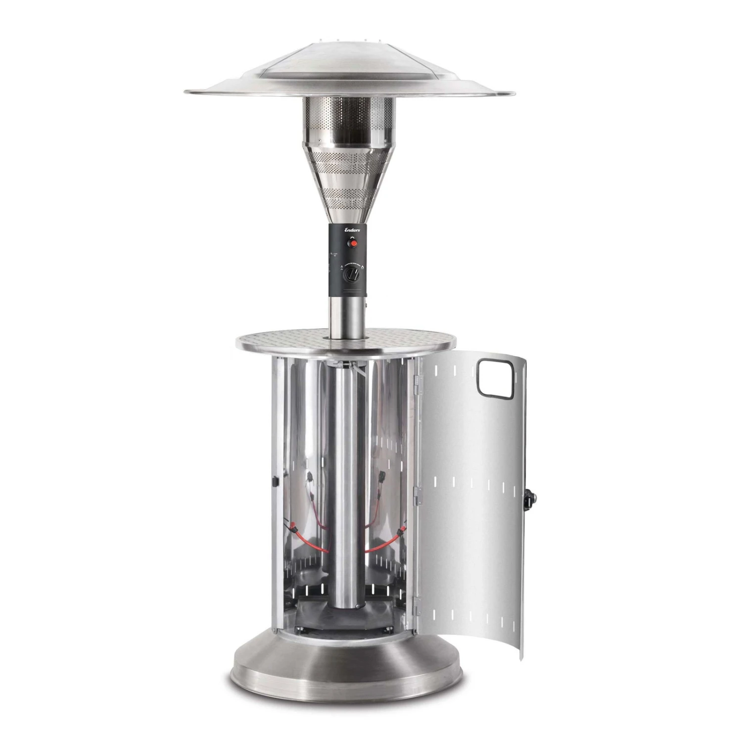 Enders Heizstrahler-Pilz Commercial, Gebürsteter Edelstahl, 230 X 88 Cm 2 Enders Heizstrahler-Pilz Commercial, Gebürsteter Edelstahl, 230 X 88 Cm – Bild 2