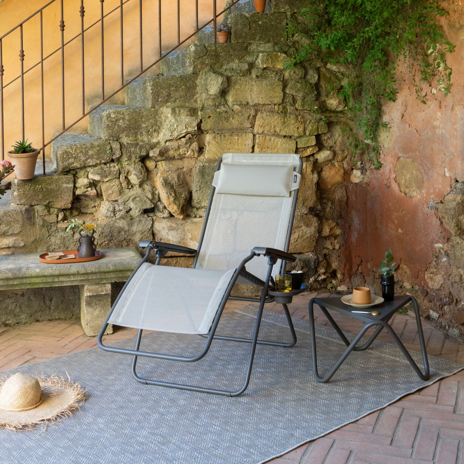 Lafuma Relaxsessel 'R Clip', Seigle 1 Lafuma Relaxsessel 'R Clip', Seigle