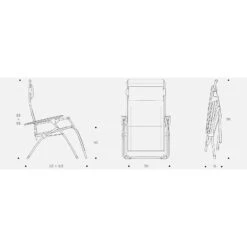 Lafuma Relaxsessel 'R Clip', Ocean -Günstiges Gartenambiente Geschäft 3930401086 Relaxsessel R Clip Batyline Ocean II 14 118780
