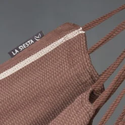 LA SIESTA Hängestuhl Lounger Habana Chocolate, Aus Bio-Baumwolle -Günstiges Gartenambiente Geschäft 3940200258 Haengestuhl Lounger Habana chocolate BioBaumwolle 03 47089