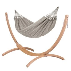 LA SIESTA Doppel-Hängematte Brisa, Almond, Outdoor Material, Bis 160 Kg, Wetterfest -Günstiges Gartenambiente Geschäft 3940200281 Doppel Haengematte Brisa almond Outdoor Material 3 61237