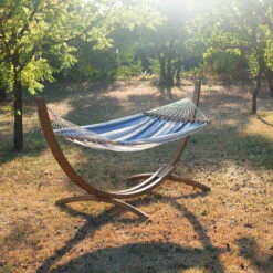 LA SIESTA Doppel-Stabhängematte 'Alisio', Sea Salt -Günstiges Gartenambiente Geschäft 3940200309 Doppel Stabhaengematte Alisio Sea Salt wetterbestaendig 7 86056