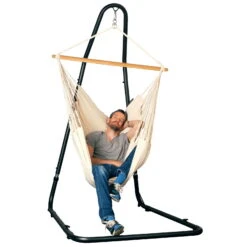 LA SIESTA Hängesesselgestell 'Mediterráneo', Anthrazit