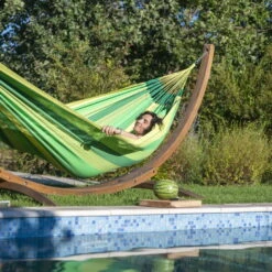 LA SIESTA Hängematte 'Modesta', Jungle -Günstiges Gartenambiente Geschäft 3940200334 Doppel Haengematte Modesta Jungle Bio Baumwolle 2 106103