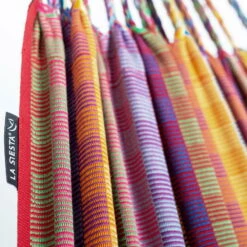 LA SIESTA Doppel-Hängematte 'Modesta', Flowers, 350 X 160 Cm -Günstiges Gartenambiente Geschäft 3940200339 Doppel Haengematte Flora Flowers Bio Baumwolle 5 106121