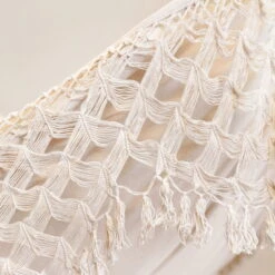 LA SIESTA Kingsize Hängematte 'Bossanova', Latte -Günstiges Gartenambiente Geschäft 3940200348 Kingsize Haengematte Bossanova Latte Bio Baumwolle 5 106151