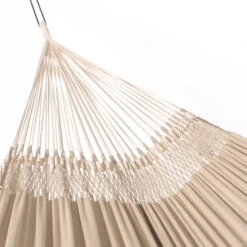 LA SIESTA Kingsize Hängematte 'Bossanova', Muscade -Günstiges Gartenambiente Geschäft 3940200350 Kingsize Haengematte Bossanova Muscade Bio Baumwolle 8 106166