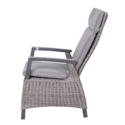 Kölle Sessel 'Bremen', Verstellbare Rückenlehne, Alu, Kunstrattan, 109 X 72 Cm -Günstiges Gartenambiente Geschäft 3950100979 Geflechtsessel Bremen Koelle braun inkl Auflage Ruecken verstellbar9 70306