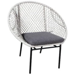 Sitzmöbelgruppe 'Nairobi' Inkl. Auflagen, 4-teilig, Grau 8 Sitzmöbelgruppe 'Nairobi' Inkl. Auflagen, 4-teilig, Grau -Günstiges Gartenambiente Geschäft 3950101014 Alu Geflechtgruppe Nairobi 4tlg grau inkl Kissen 12 86026