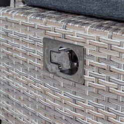 Geflechtsessel 'Westerland', Grau -Günstiges Gartenambiente Geschäft 3950101019 Geflechtsessel Westerland Koelle grau 29 102372