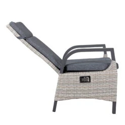 Geflechtsessel 'Westerland', Grau -Günstiges Gartenambiente Geschäft 3950101019 Geflechtsessel Westerland Koelle grau 35 102374