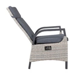 Geflechtsessel 'Westerland', Grau -Günstiges Gartenambiente Geschäft 3950101019 Geflechtsessel Westerland Koelle grau 37 102375