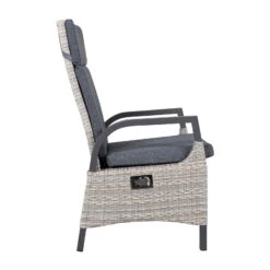 Geflechtsessel 'Westerland', Grau -Günstiges Gartenambiente Geschäft 3950101019 Geflechtsessel Westerland Koelle grau 39 102377